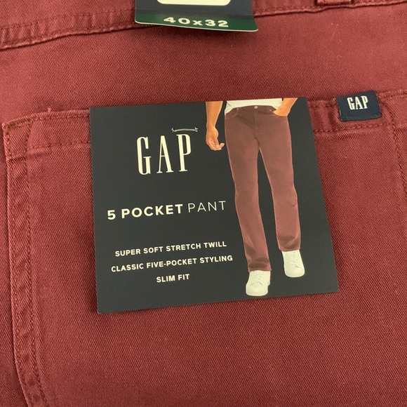 NWT Gap 5 Pocket Pants - Picture 2 of 4